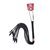 Punishment Rose Gold Braided 9 Tail Flogger thumbnail